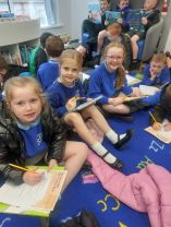 P4 visit to Irvinestown Library